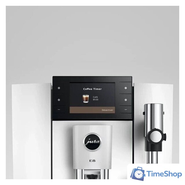 Кофемашина JURA E8 Piano White ED 15747 (белый) - Изображение №8 — Интернет-магазин Time-Shop