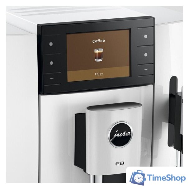Кофемашина JURA E8 Piano White ED 15747 (белый) - Изображение №7 — Интернет-магазин Time-Shop
