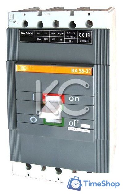 Выключатель автоматический КС ВА 58-37 3P 315А 35кА 84118 - Изображение №1 — Интернет-магазин Time-Shop