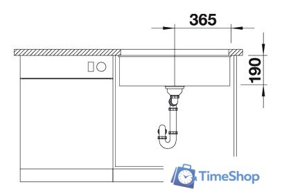 Кухонная мойка Blanco Subline 700-U (белый) - Изображение №4 — Интернет-магазин Time-Shop
