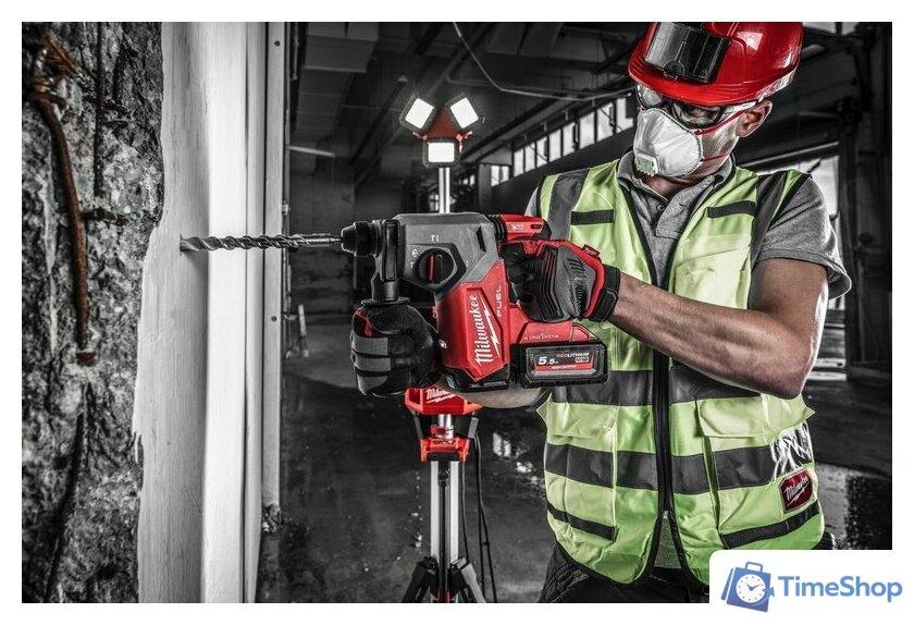 Перфоратор Milwaukee M18 ONE FH-0 4933478895 (без АКБ) - Изображение №9 — Интернет-магазин Time-Shop
