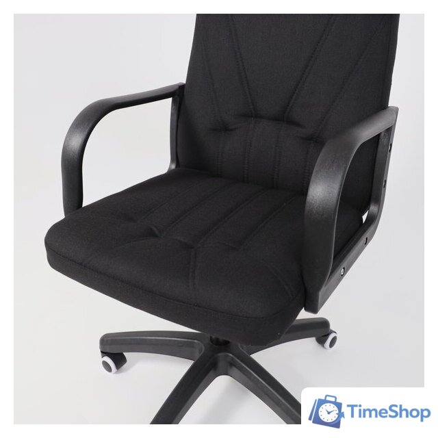 Офисное кресло AksHome Менеджер PL (Leto 70 черная ткань) - Изображение №14 — Интернет-магазин Time-Shop