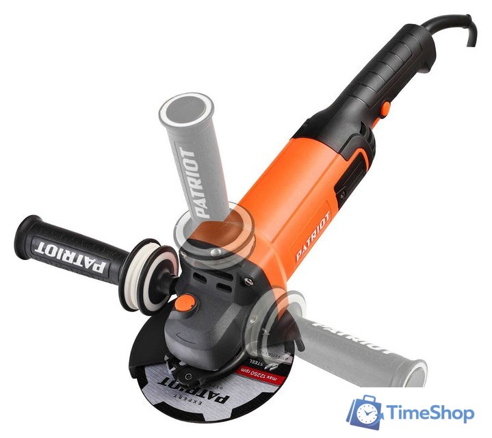 Угловая шлифмашина Patriot AG 128 110301128 - Изображение №5 — Интернет-магазин Time-Shop
