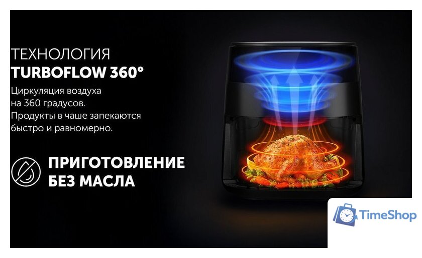 Аэрогриль (аэрофритюрница) Polaris PAF 6003W Wi-Fi IQ Home - Изображение №24 — Интернет-магазин Time-Shop