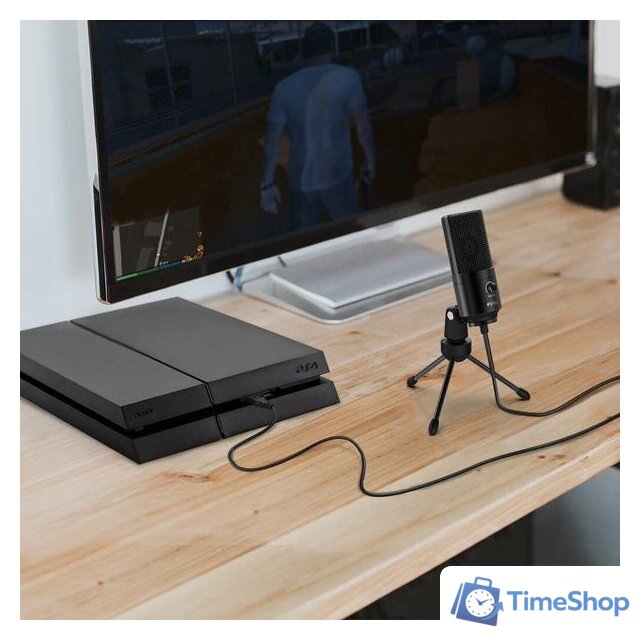 Проводной микрофон FIFINE K669 (черный) - Изображение №4 — Интернет-магазин Time-Shop