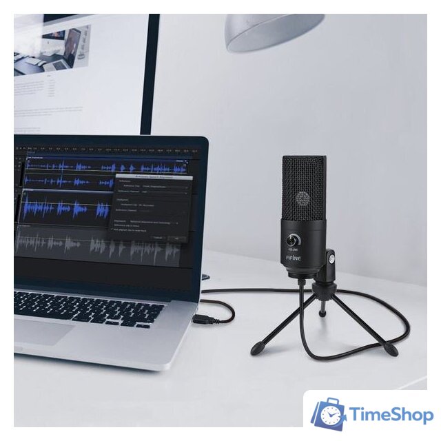 Проводной микрофон FIFINE K669 (черный) - Изображение №6 — Интернет-магазин Time-Shop