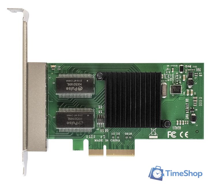 Сетевая карта ExeGate EXE-I350-T4V2 EX292508RUS - Изображение №1 — Интернет-магазин Time-Shop