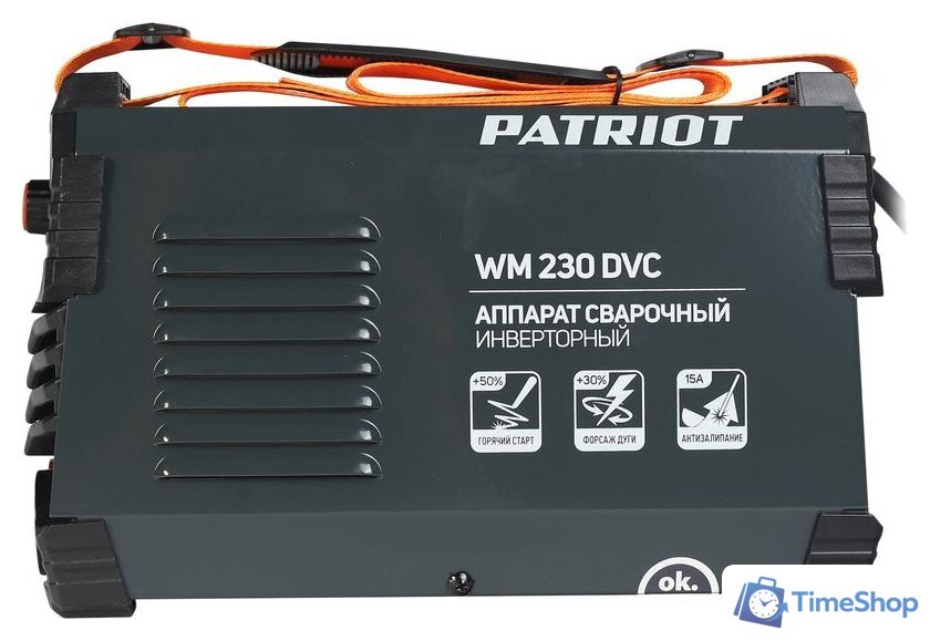 Сварочный инвертор Patriot WM 230DVС - Изображение №3 — Интернет-магазин Time-Shop
