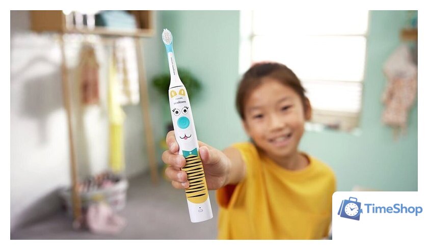 Электрическая зубная щетка Philips Sonicare For Kids HX3601/01 - Изображение №4 — Интернет-магазин Time-Shop
