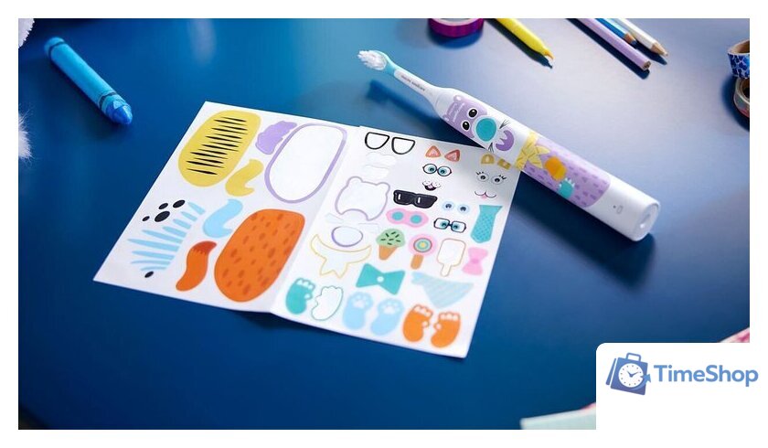 Электрическая зубная щетка Philips Sonicare For Kids HX3601/01 - Изображение №6 — Интернет-магазин Time-Shop