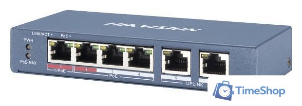 Неуправляемый коммутатор Hikvision DS-3E0106HP-E - Изображение №1 — Интернет-магазин Time-Shop