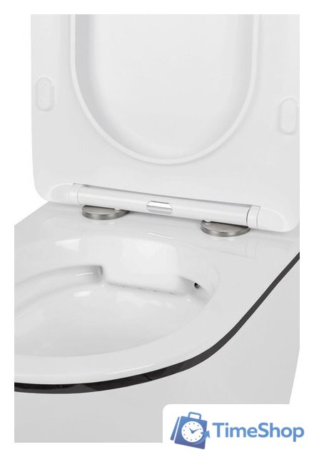 Унитаз подвесной Roxen Antares Black 530110-01B Rimless Soft Close - Изображение №10 — Интернет-магазин Time-Shop