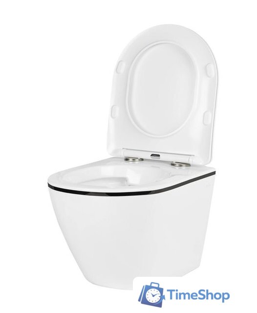 Унитаз подвесной Roxen Antares Black 530110-01B Rimless Soft Close - Изображение №7 — Интернет-магазин Time-Shop