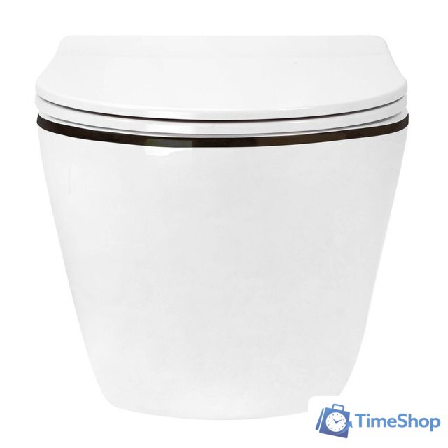 Унитаз подвесной Roxen Antares Black 530110-01B Rimless Soft Close - Изображение №5 — Интернет-магазин Time-Shop