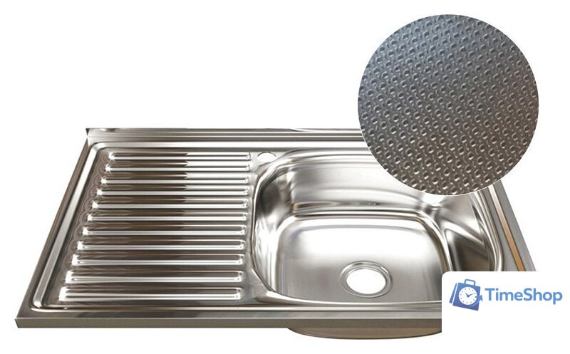 Кухонная мойка Mixline R 555233 (с сифоном) - Изображение №1 — Интернет-магазин Time-Shop