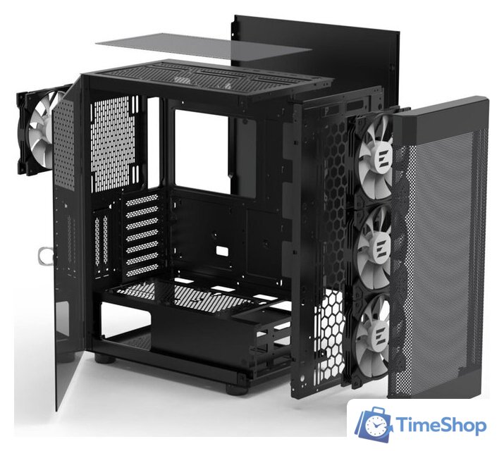 Корпус Zalman i4 TG (черный) - Изображение №7 — Интернет-магазин Time-Shop