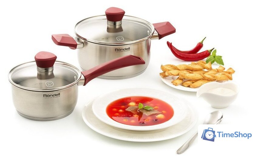 Набор кастрюль Rondell RDS-818 - Изображение №12 — Интернет-магазин Time-Shop