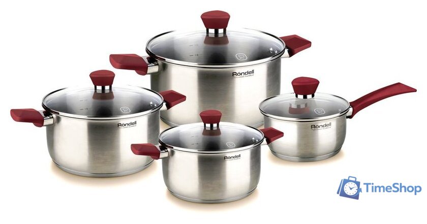 Набор кастрюль Rondell RDS-818 - Изображение №1 — Интернет-магазин Time-Shop