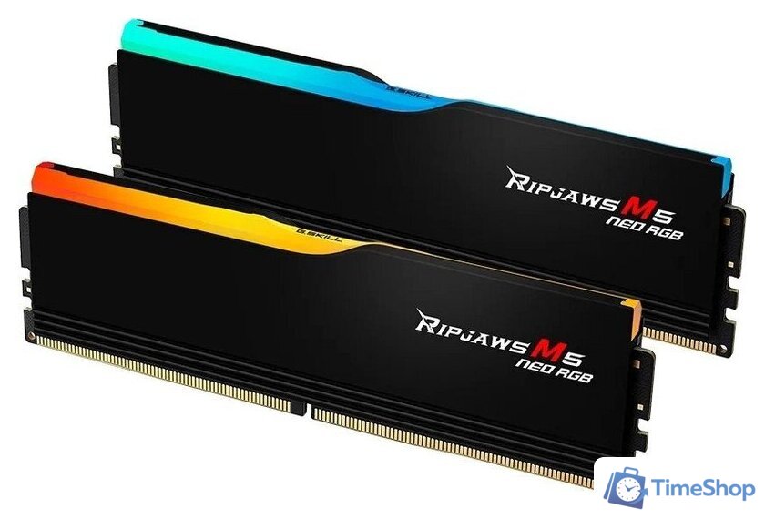 Оперативная память G.Skill Ripjaws M5 Neo RGB 2x48ГБ DDR5 6000 МГц F5-6000J3036F48GX2-RM5NRK - Изображение №2 — Интернет-магазин Time-Shop