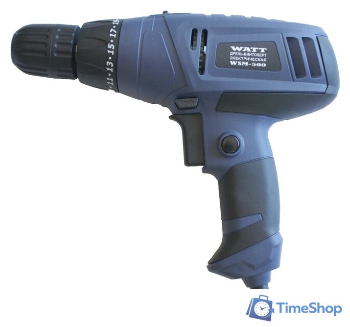 Дрель-шуруповерт WATT WSM-500 250001000 - Изображение №1 — Интернет-магазин Time-Shop