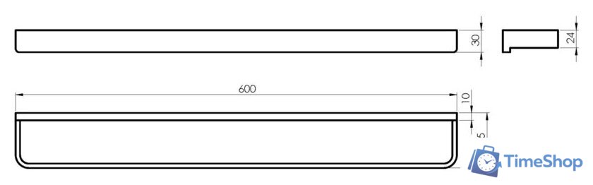 Набор для туалета Rubineta Edela 670115 (черный) - Изображение №3 — Интернет-магазин Time-Shop
