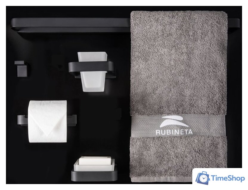 Набор для туалета Rubineta Edela 670115 (черный) - Изображение №1 — Интернет-магазин Time-Shop