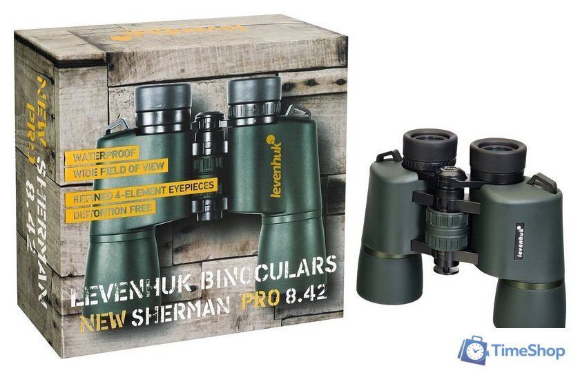 Бинокль Levenhuk New Sherman PRO 8x42 84692 - Изображение №5 — Интернет-магазин Time-Shop