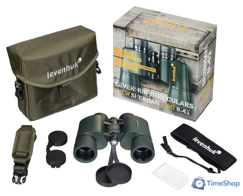 Бинокль Levenhuk New Sherman PRO 8x42 84692 - Изображение №4 — Интернет-магазин Time-Shop