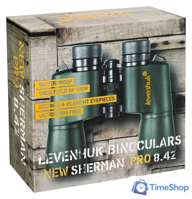 Бинокль Levenhuk New Sherman PRO 8x42 84692 - Изображение №13 — Интернет-магазин Time-Shop