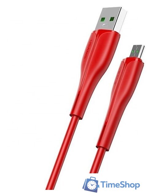 Кабель Usams U38 MicroUSB US-SJ375 (красный) - Изображение №1 — Интернет-магазин Time-Shop