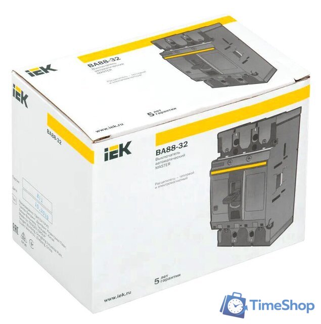 Выключатель автоматический IEK Master ВА 88-32 3п 125А 25кА SVA10-3-0125-02 - Изображение №2 — Интернет-магазин Time-Shop