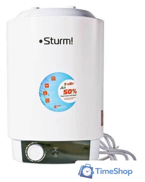 Накопительный электрический водонагреватель Sturm WH3010BR - Изображение №1 — Интернет-магазин Time-Shop