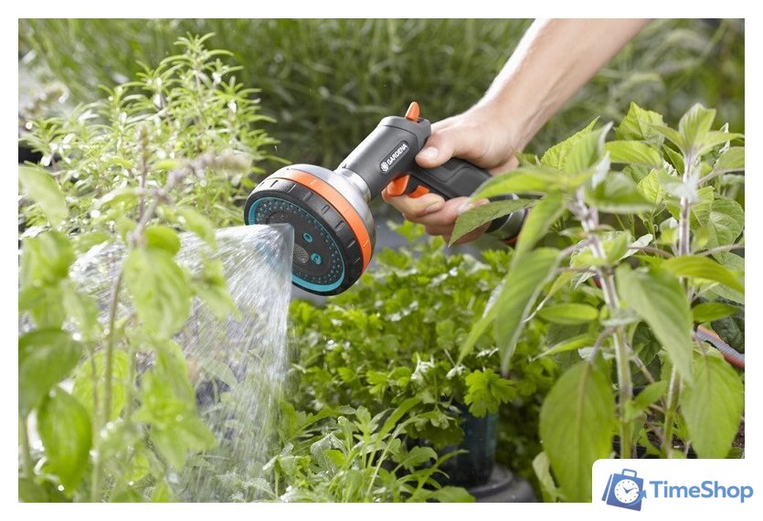 Распылитель Gardena Пистолет-распылитель для полива многофункциональный Premium - Изображение №2 — Интернет-магазин Time-Shop