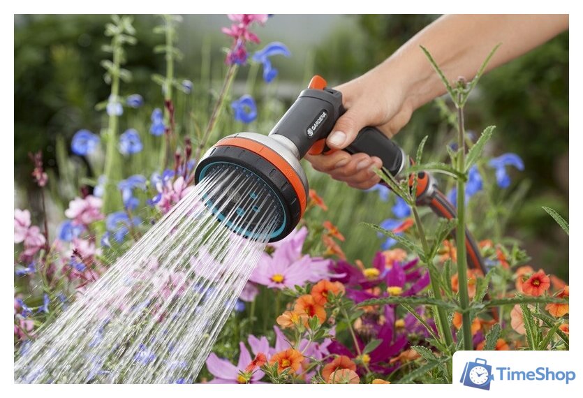 Распылитель Gardena Пистолет-распылитель для полива многофункциональный Premium - Изображение №4 — Интернет-магазин Time-Shop