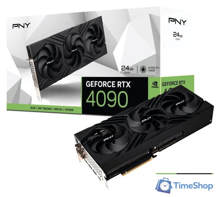 Видеокарта PNY GeForce RTX 4090 24GB TF Verto Edition VCG409024TFXPB1 - Изображение №7 — Интернет-магазин Time-Shop