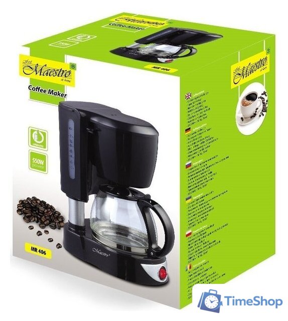 Капельная кофеварка Maestro MR-406 - Изображение №5 — Интернет-магазин Time-Shop