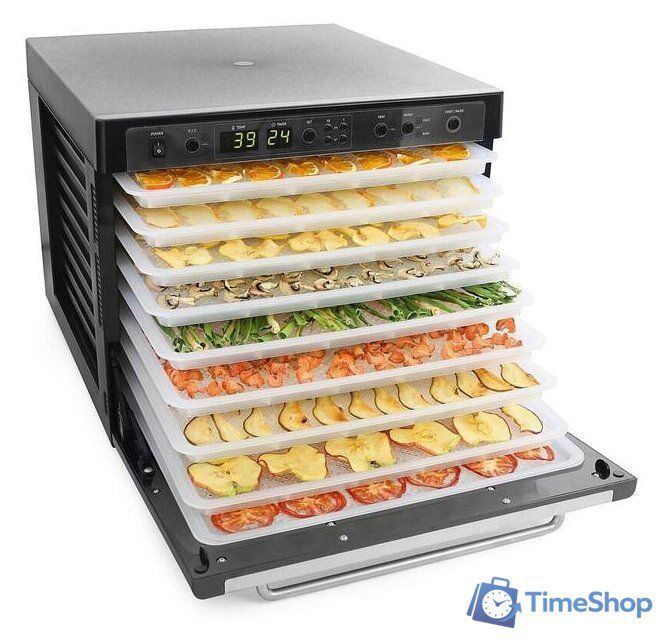 Сушилка для овощей и фруктов Tribest Sedona Combo Rawfood SD-P9150 (пластиковые лотки) - Изображение №9 — Интернет-магазин Time-Shop