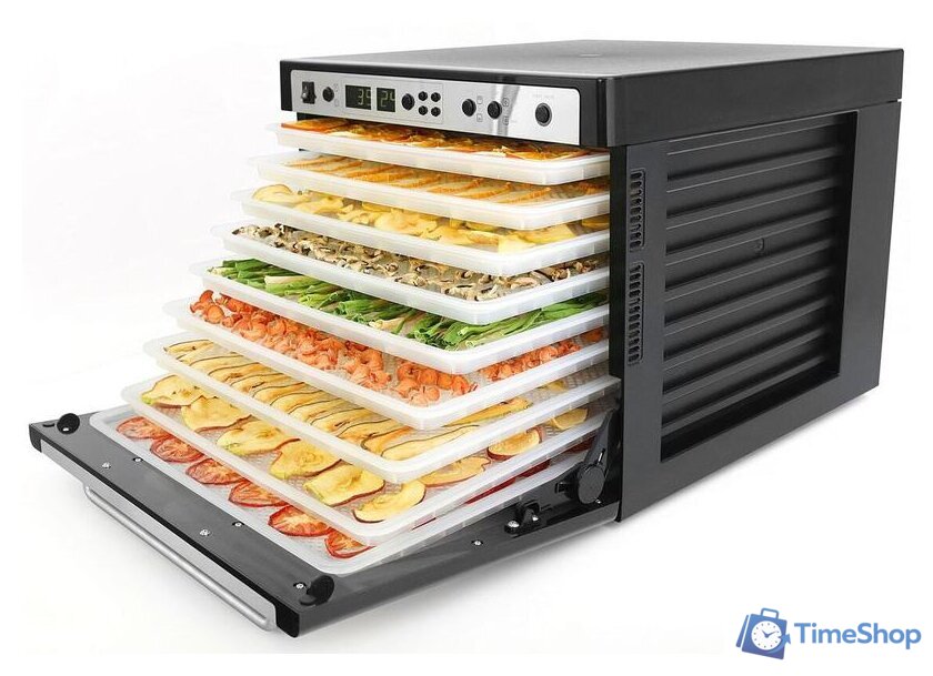 Сушилка для овощей и фруктов Tribest Sedona Combo Rawfood SD-P9150 (пластиковые лотки) - Изображение №8 — Интернет-магазин Time-Shop