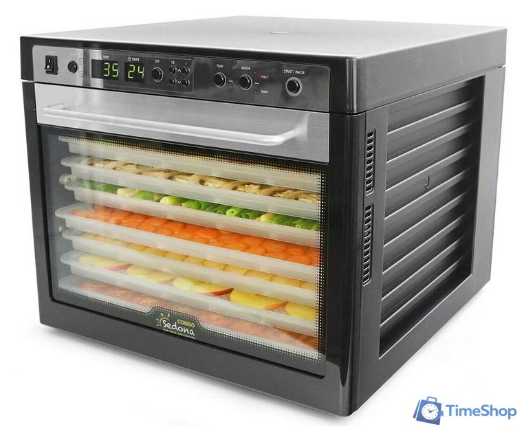 Сушилка для овощей и фруктов Tribest Sedona Combo Rawfood SD-P9150 (пластиковые лотки) - Изображение №2 — Интернет-магазин Time-Shop