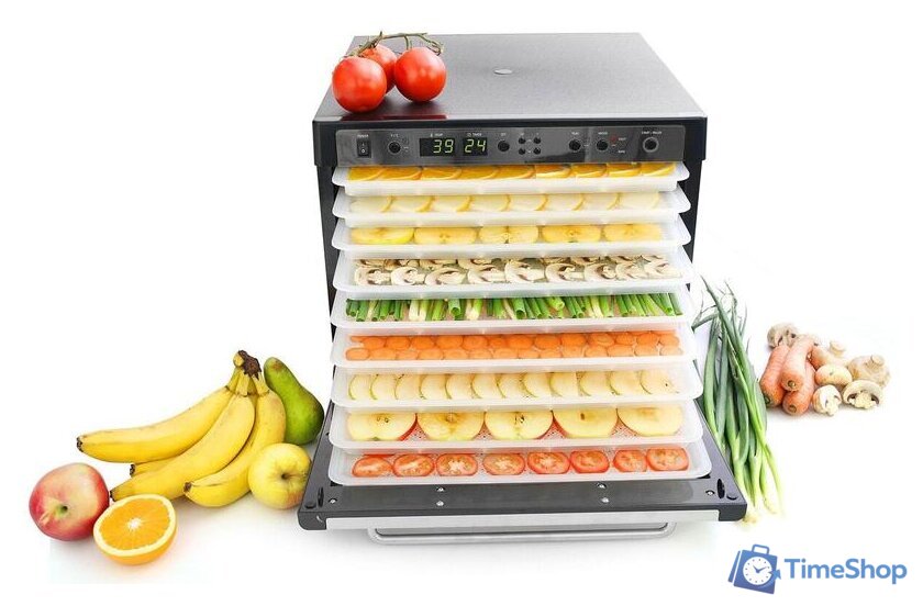 Сушилка для овощей и фруктов Tribest Sedona Combo Rawfood SD-P9150 (пластиковые лотки) - Изображение №5 — Интернет-магазин Time-Shop
