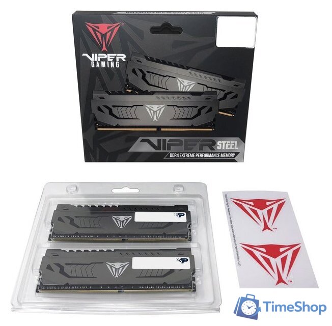 Оперативная память Patriot Viper Steel 2x32GB DDR4 PC4-28800 PVS464G360C8K - Изображение №5 — Интернет-магазин Time-Shop
