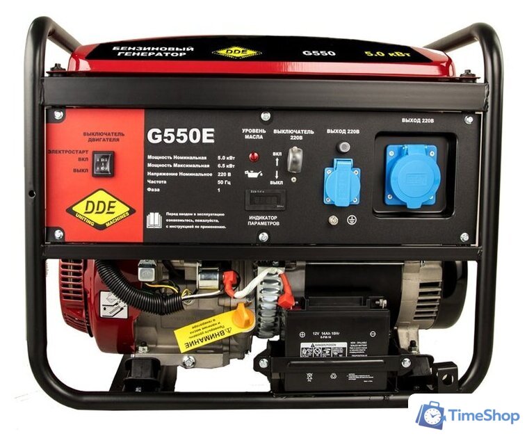 Бензиновый генератор DDE G550E - Изображение №3 — Интернет-магазин Time-Shop