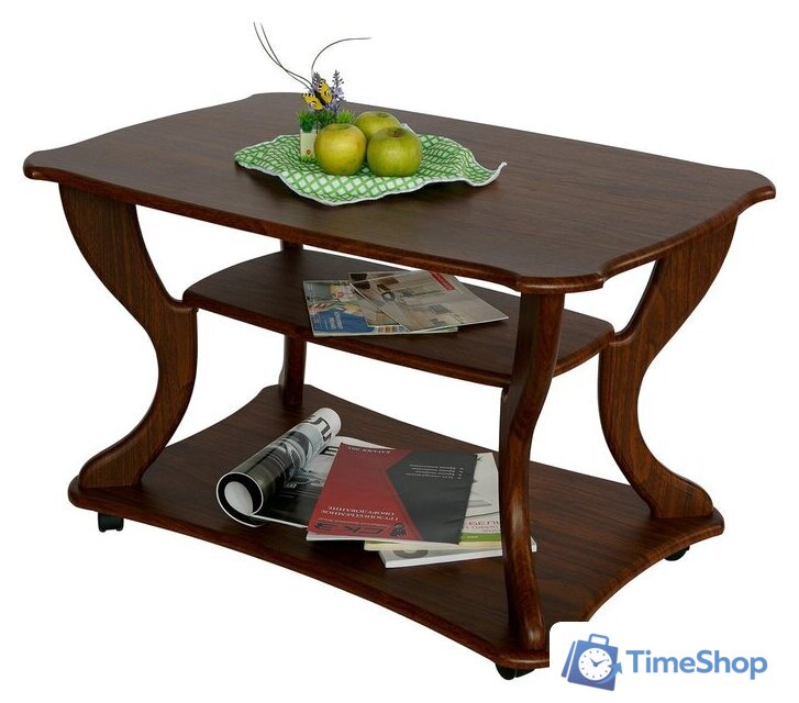 Журнальный столик Калифорния мебель Маэстро СЖ-02 (орех) - Изображение №3 — Интернет-магазин Time-Shop