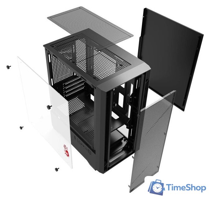 Корпус A4Tech Bloody CC-124 (черный) - Изображение №10 — Интернет-магазин Time-Shop