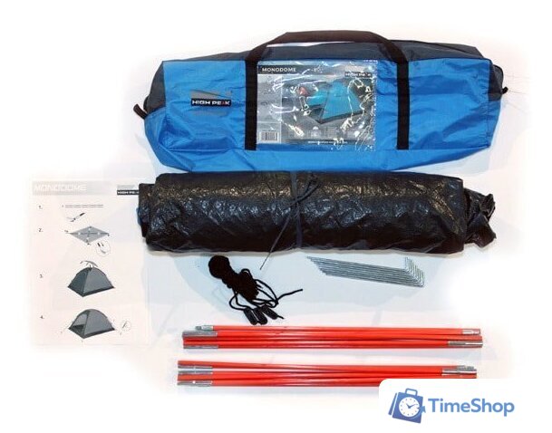 Треккинговая палатка High Peak Monodome PU 10159 (синий) - Изображение №7 — Интернет-магазин Time-Shop