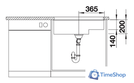 Кухонная мойка Blanco Subline 700-U Level 526004 (черный) - Изображение №4 — Интернет-магазин Time-Shop
