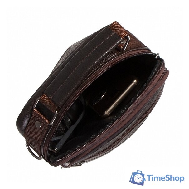 Сумка Poshete 252-8101-DBW (коричневый) - Изображение №17 — Интернет-магазин Time-Shop