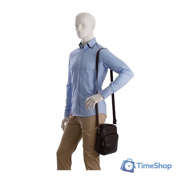 Сумка Poshete 252-8101-DBW (коричневый) - Изображение №18 — Интернет-магазин Time-Shop