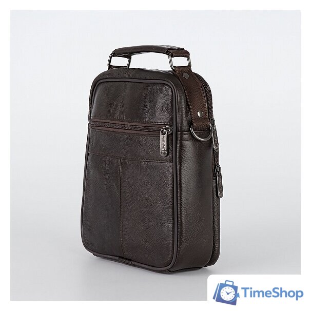 Сумка Poshete 252-8101-DBW (коричневый) - Изображение №12 — Интернет-магазин Time-Shop