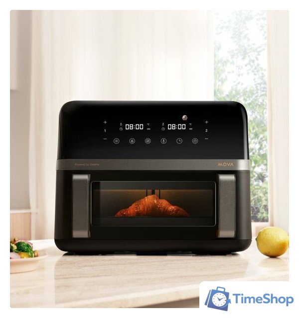 Аэрогриль (аэрофритюрница) Mova AeroChef FD20 Pro (черный) - Изображение №5 — Интернет-магазин Time-Shop